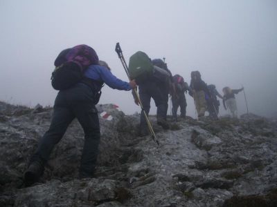 001-Aufstieg zur Sulzfluh ueber den Suedwandsteig